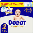 (516 Pañales + 2.592 Toallitas) Mega Pack Familiar Dodot Sensitive + Pure Aqua