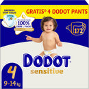(516 Pañales + 2.592 Toallitas) Mega Pack Familiar Dodot Sensitive + Pure Aqua